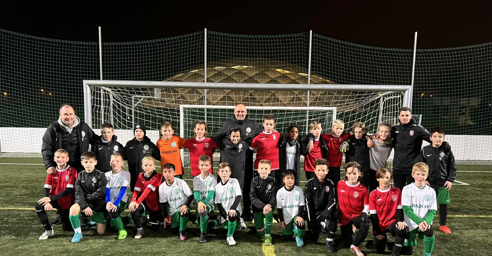 A Fradi U11-es csapatát láttuk vendégül